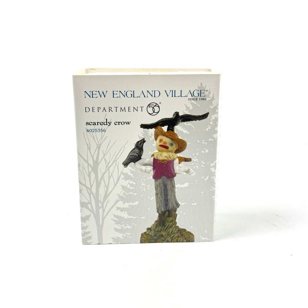Dept 56 Scaredy Crow New England Village Accessory Fall Halloween Thanksgiving